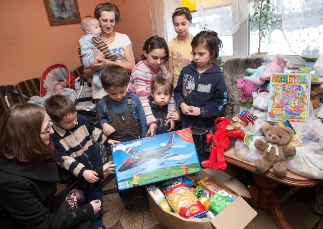 Podczas akcji przed dwoma laty pomagaliśmy m.in. rodzinie Fortunkom z Gostkowa, liczącej dwanaścioro dzieci.