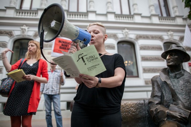 Rok Tuwima: manifestacja "Tuwim polityczny".