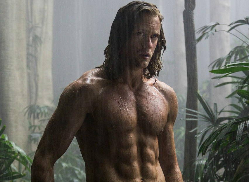 Alexander Skardgard jako Tarzan....