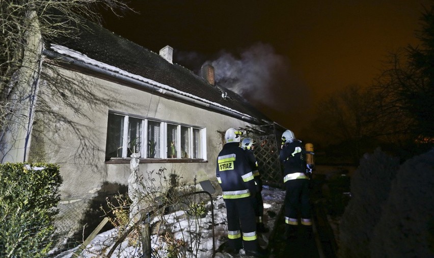 Pożar domu przy ul Kąpielowej w Zielonej Górze wybuchł w...