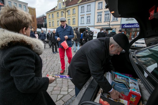 Akcja charytatywna miała miejsce na Starym Rynku w Bydgoszczy.