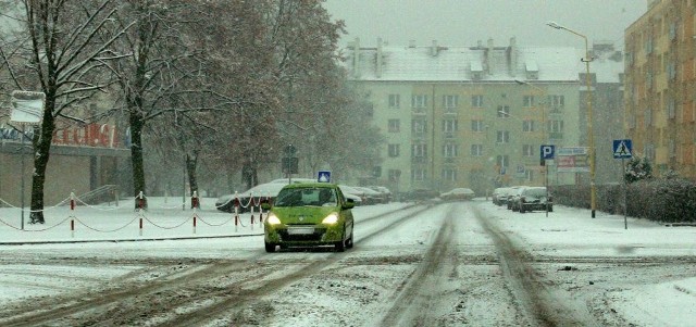Opady śniegu ponownie stały się uciążliwe dla mieszkańców Szczecina