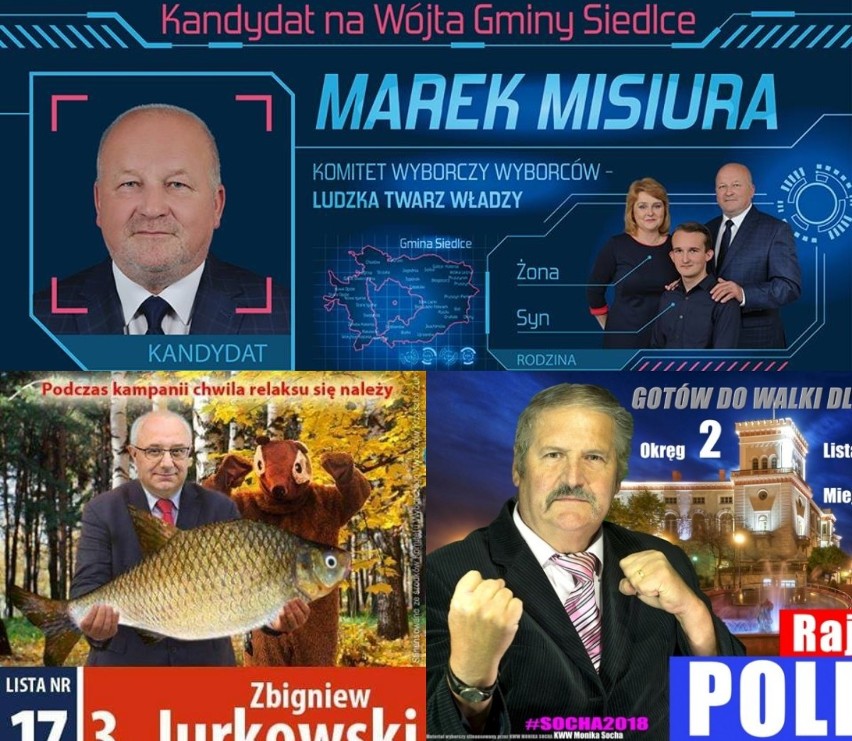 Wybory samorządowe 2018: Najśmieszniejsze i najdziwniejsze...