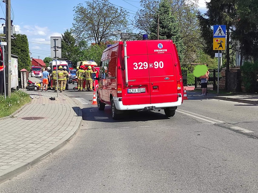 Śmiertelny wypadek w Mnikowie w gminie Liszki