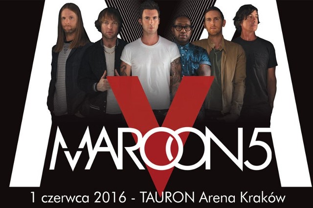 Maroon 5 zagra koncert w Krakowie