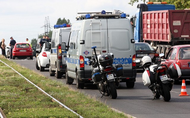 W tej chwili ruch na Gdańskiej odbywa się płynnie, choć trochę wolniej.