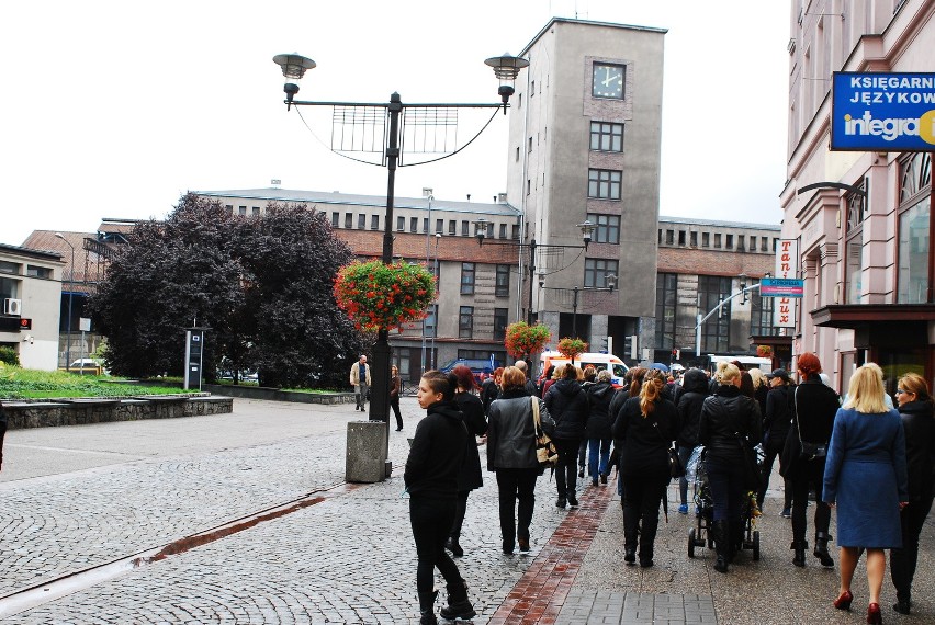 Czarny protest w Bytomiu ZDJĘCIA + WIDEO