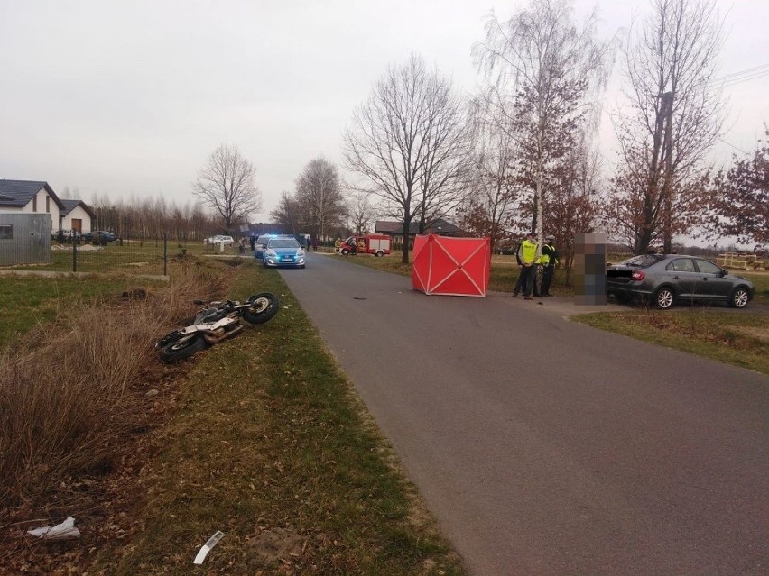 Wypadek w Szustku. W wyniku obrażeń ciała 45-letni kierowca...