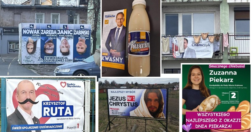 Oto chwytliwe i zabawne plakaty wyborcze na nadchodzące...