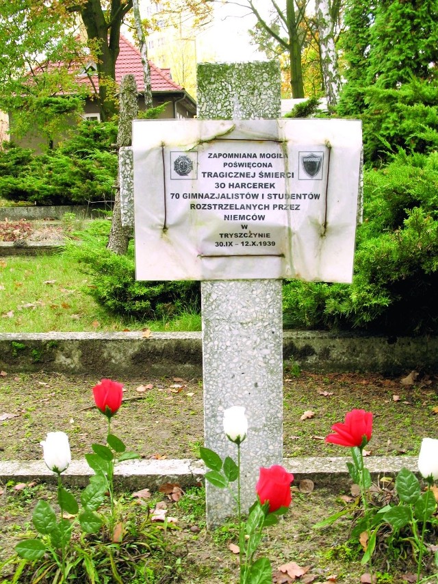 Harcerki, gimnazjaliści i studenci zginęli w Tryszczynie
