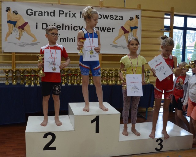 Zawodnicy Guliwera Kielce walczyli w Pucharze Polski Młodziczek i Młodzików w sumo.