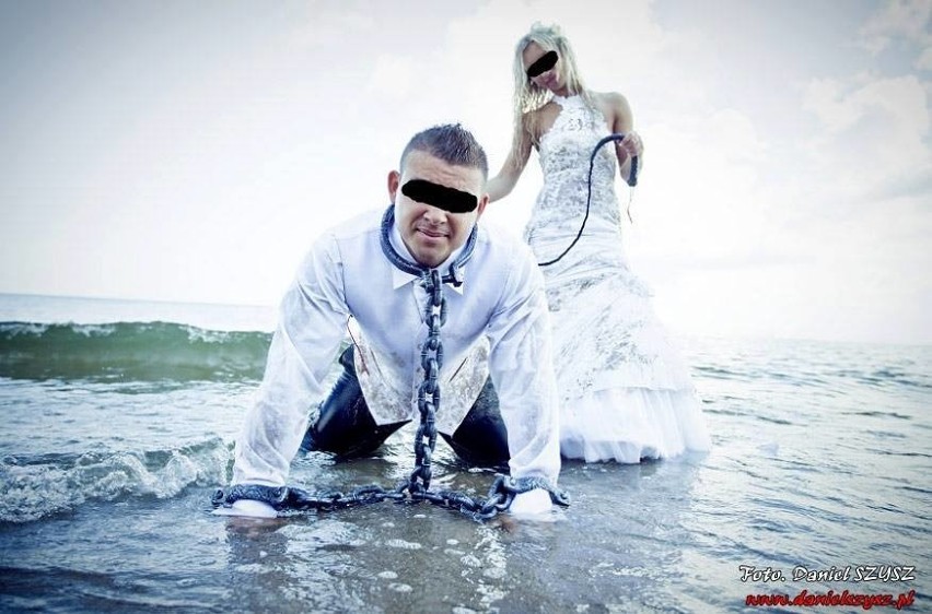 Na Facebooku powstał profil Beka ze zdjęć ślubnych....