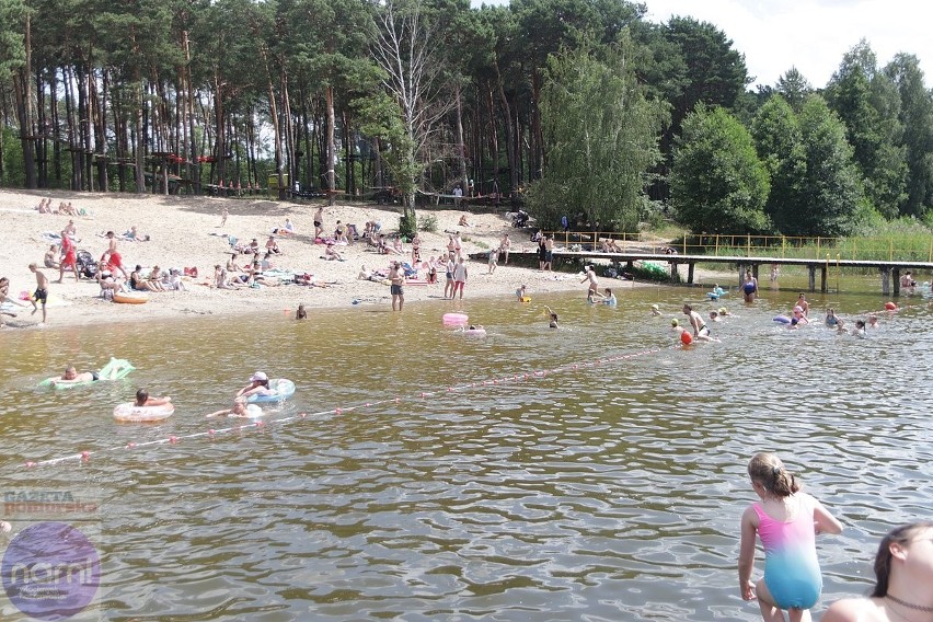 Gorący weekend nad jeziorem Czarnym we Włocławku