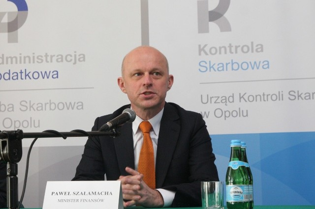 Minister Paweł Szałamacha spotkał się w Opolu z przedstawicielami Urzędu Kontroli Skarbowej, Administracji Podatkowej i Służby Celnej.