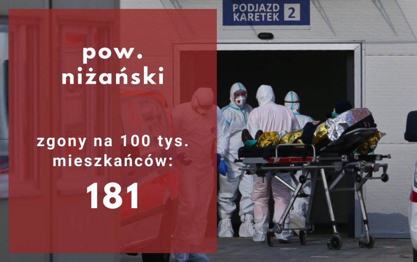 Na Podkarpaciu od początku pandemii mnóstwo zgonów. Blisko 300 na 100 tys. mieszkańców. W których powiatach najwyższy współczynnik?