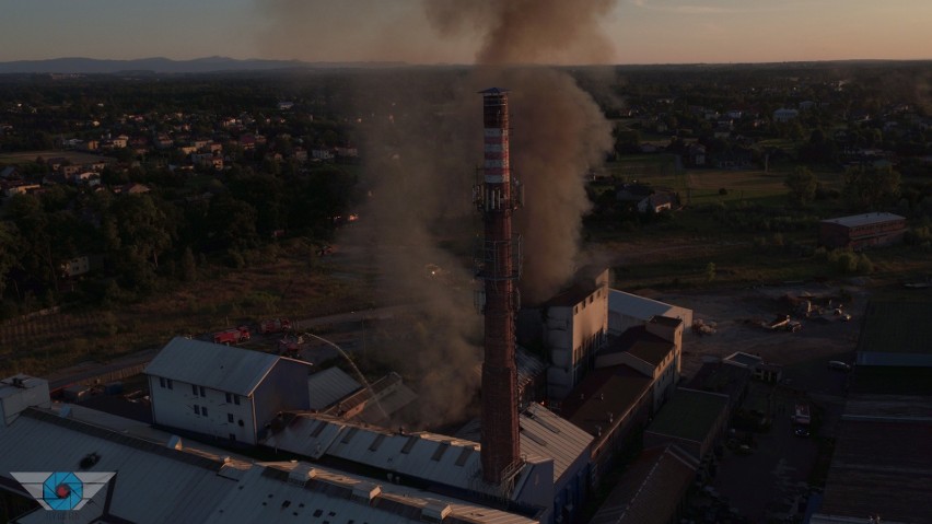 Pożar cukrowni w Chybiu był ogormny, prace w tym miejscu...