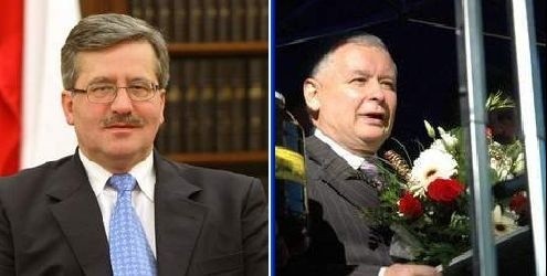 Bronisław Komorowski (z lewej) i Jarosław Kaczyński mają największe szanse na zwycięstwo w wyborach prezydenckich 2010