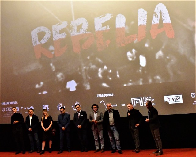 Premierowy seans filmu "Rebelia" odbył się w sali „Warszawa” Dolnośląskiego Centrum Filmowego we Wrocławiu.