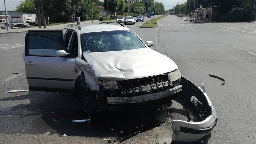 Do wypadku doszło w niedzielę, 16 czerwca na skrzyżowaniu...