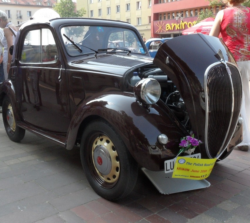 Topolino - parada fiatów w Tychach