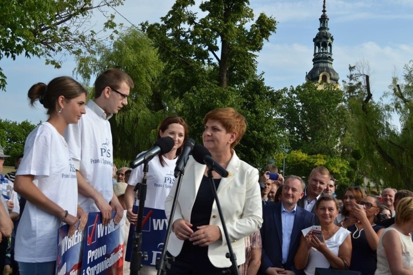 Beata Szydło z PiS odwiedziła Kłobuck