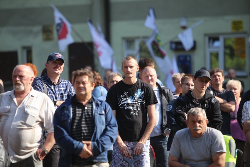 Sosnowiec: górnicy kopalni Kazimierz-Juliusz szykują się do marszu na Katowice [ZDJĘCIA]