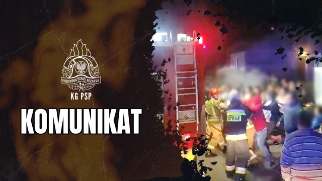 Do ataku na strażaków doszło w Koszarach pod Limanową