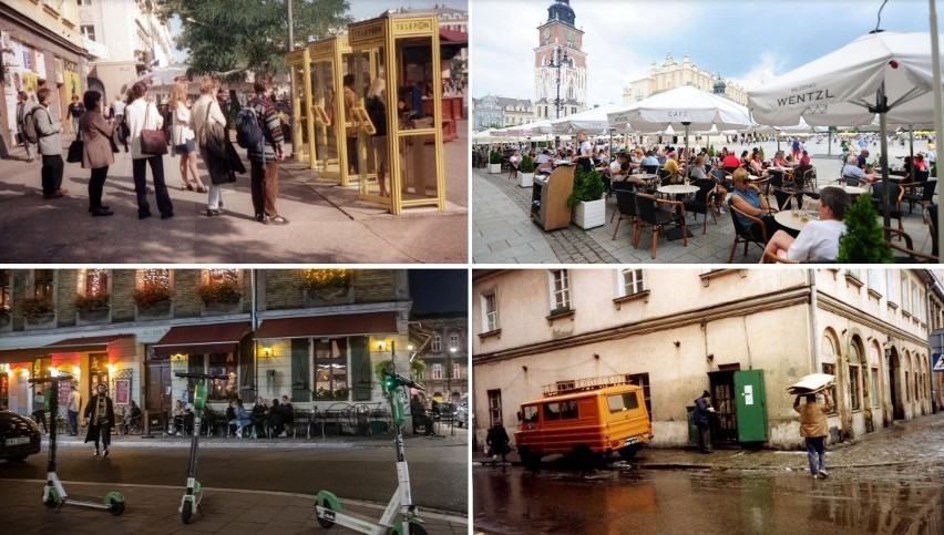W ciągu 30 lat Stare Miasto w Krakowie bardzo się zmieniło,...