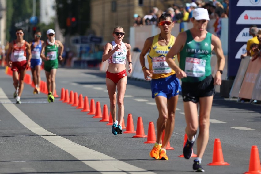 Piąta w chodzie na 35 km lekkoatletycznych mistrzostw Europy...