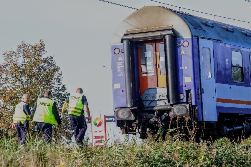 Maszynista zgłosił, że mógł kogoś potrącić. Nikogo jednak nie znaleziono 