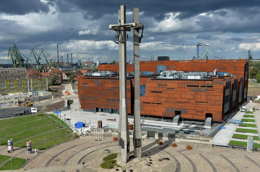 26.08.2014 gdansk budowa europejskiego centrum solidarnosci...