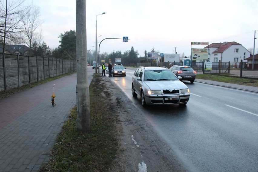 Do wypadku doszło dziś ok. godz. 7 na Drodze Wojewódzkiej...