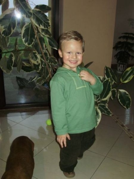 Wiktor Majcherek, 2 lata, Tupadly