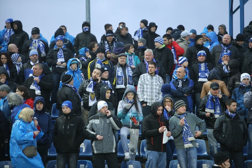 Ruch Chorzów Piast Gliwice zdjęcia kibiców