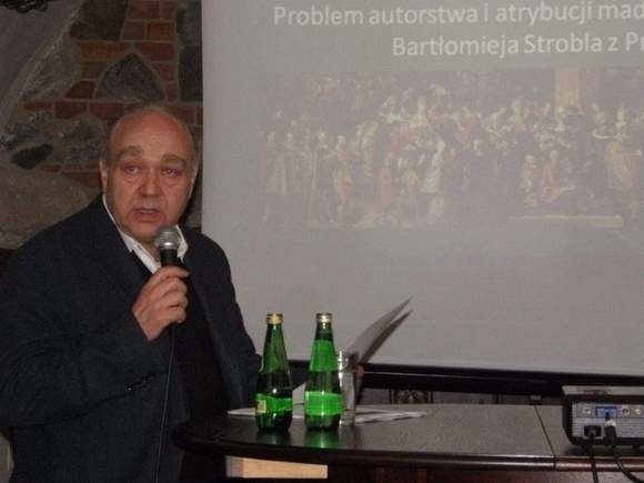 ks. Zdzisław Ossowski podczas spotkania w Chojnicach (marzec 2013 r.)