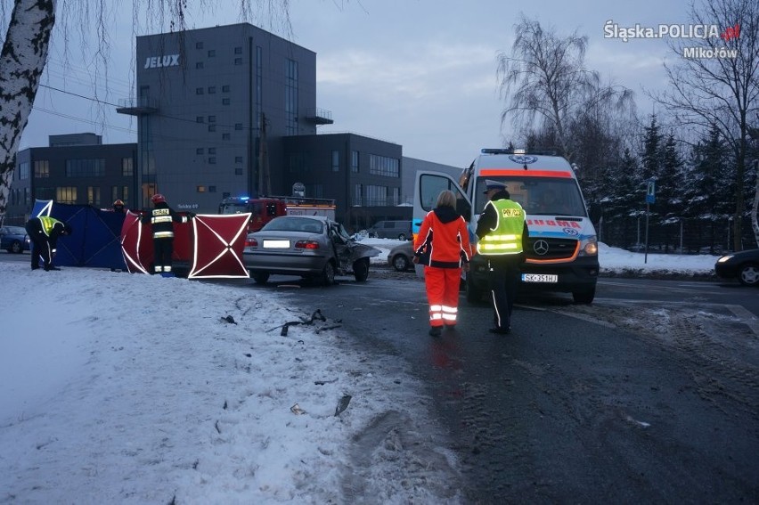 Tragiczny wypadek w Mikołowie. Kierowca BMW nie ustąpił...