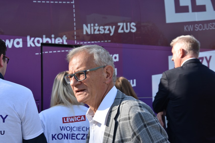 Robert Biedroń w Częstochowie przed wyborami