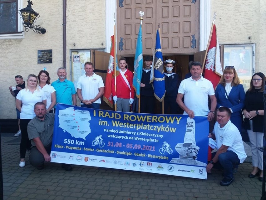 I Rajd Rowerowy z Kielc na Westerplatte zakończony. Uczestnicy pokonali ponad 600 kilometrów (ZDJĘCIA)