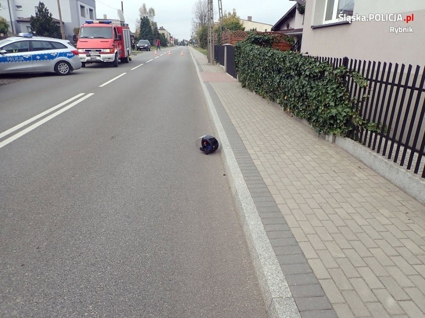 Wypadek motocyklisty w Piecach. Kierująca pandą wymusiła...