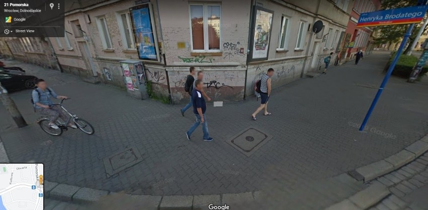 W Google Street View nic się nie ukryje. Wrocławianie przyłapani w różnych sytuacjach! [ZDJĘCIA]