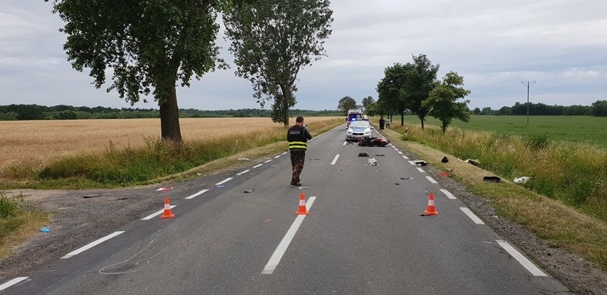 Nie żyje kierowca skutera, który zderzył się z autem