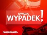 Dachowanie w Tawęcinie. Kierowca zostawił pasażerów w tym dziecko z obrażeniami i zbiegł