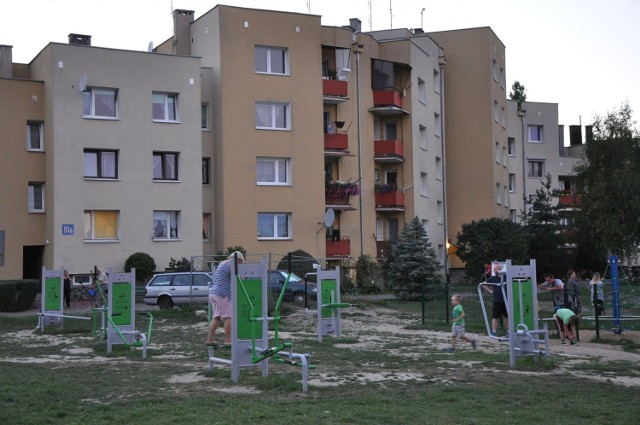 Siłownia zewnętrzna dla dorosłych na osiedlu Ossowskiego - jedna z wykonanych w tym roku inwestycji.