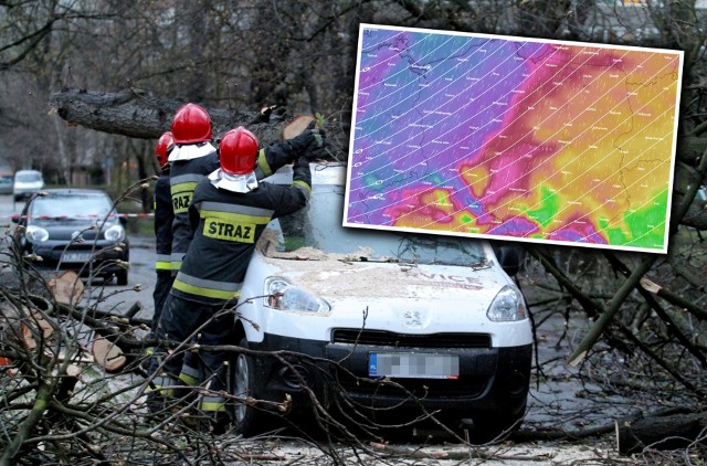 Wiatr o prognozowanej sile może powodować spore szkody i zagrożenie życia. Niż dał się we znaki również w innych krajach Europy.