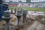 Trwają prace przygotowawcze do nowego sezonu na stadionie ŁKS Łódź [ZDJĘCIA]