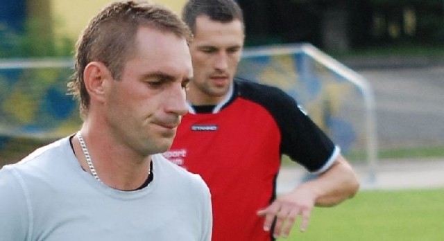 Mariusz Skoczylas zdobył bramkę dla Neptuna Końskie w meczu z Grodem Ćmińsk. 