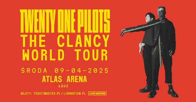 Muzycy Twenty One Pilots wystąpią w przyszłym roku w Atlas Arenie