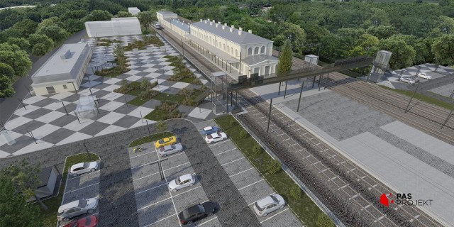 Tak ma wyglądać dworzec w Maczkach po modernizacji