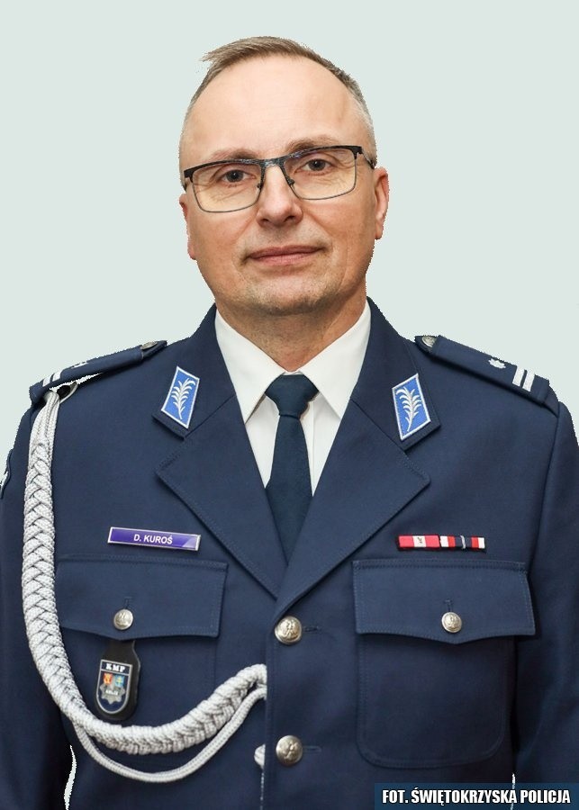 Podinspektor Dariusz Kuroś służbę w policji rozpoczął w 1997...