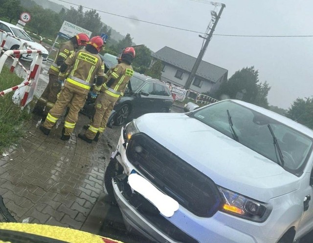 Wypadek w gminie Zielonki